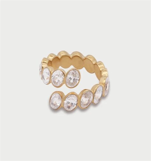 Anello Rue des Mille Donna in Lega metallica Cubic Zirconia AN-039 M4 AU - AN-039 M4 AU
